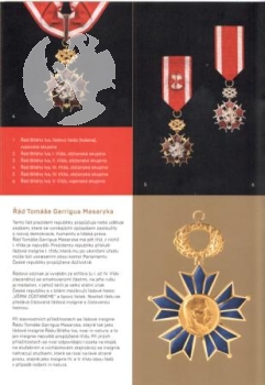 České poštovní známky - Státní vyznamenání České republiky 2018 ** / ● - pamětní desky
